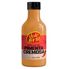 Molho de Pimenta Cremoso Vale Fértil  Unidade 215ml