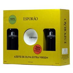 Kit 2 Azeites Extra Virgem Esporão 500ml + Prato Degustacao