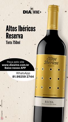 Vinho Altos Ibéricos Reserva Tinto 750ml