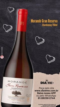 Vinho Morandé Gran Reserva Chardonnay Branco 750ml