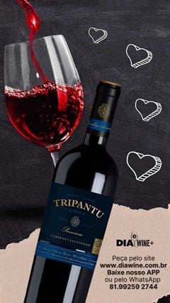 Vinho Tripantu Premium Cabernet Sauvignon Tinto 750ml