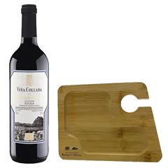 Vinho Marqués de Riscal Viña Collada Tinto 750ml + Tábua de Petiscos