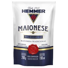 Maionese Tradicional Hemmer Sachê Unidade 200g