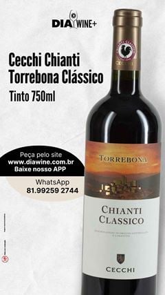 Vinho Cecchi Chianti Torrebona Clássico DOCG Tinto 750ml