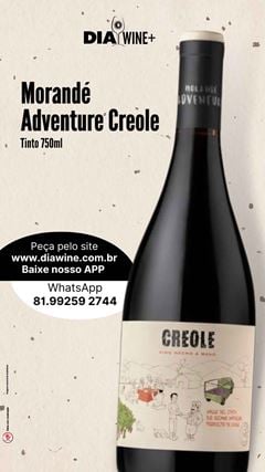 Vinho Morandé Adventure Creole Tinto 750ml