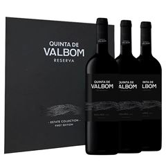 Kit 3 Vinhos Quinta de Valbom Reserva 2012/2013/2015 Tinto 750ml