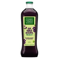 Suco de Uva Bordô Integral Campo Largo Vidro Unidade 1,5L