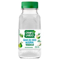 Água de Coco Integral Campo Largo Unidade 250ml