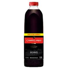 Vinho Campo Largo Suave Tinto Unidade 1,35L