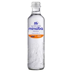 Água Mineral com Gás Minalba Premium Vidro Fardo 12x300ml