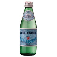 Água Mineral com Gás San Pellegrino Vidro Fardo 24x250ml