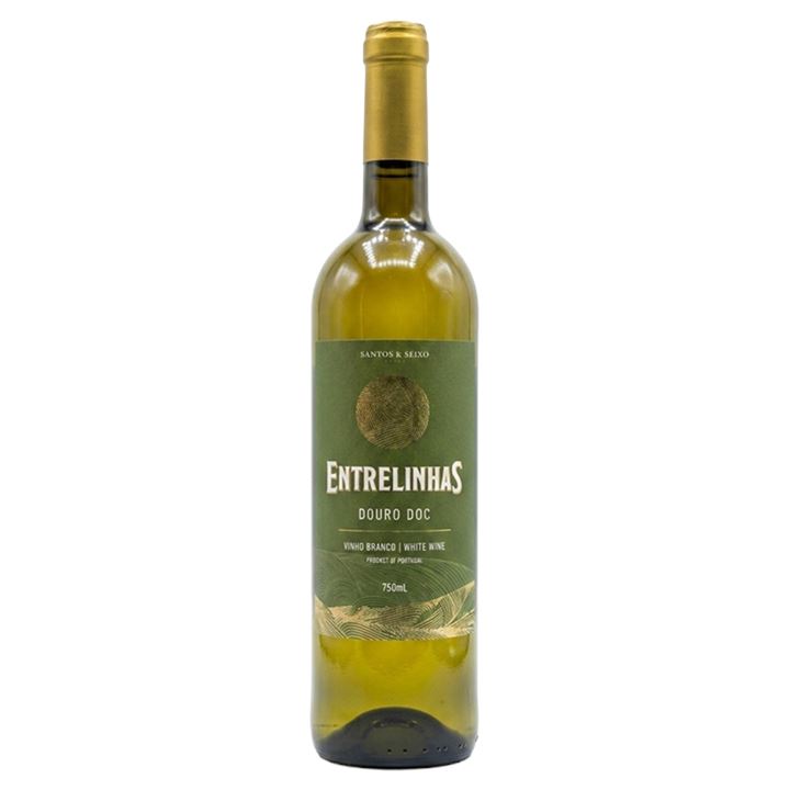 Vinho Santos e Seixo Branco Seco Portugal Entrelinhas D.o.c Arinto, Gouveio, Viosinho 750ml