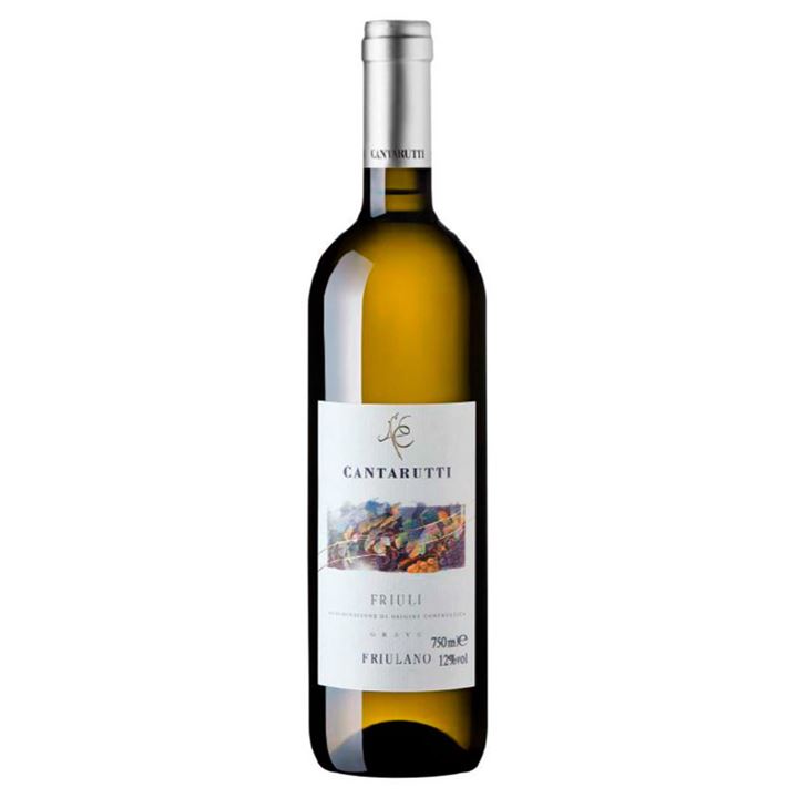 Vinho Cantarutti Branco Seco Itália Friulano Blend 750ml